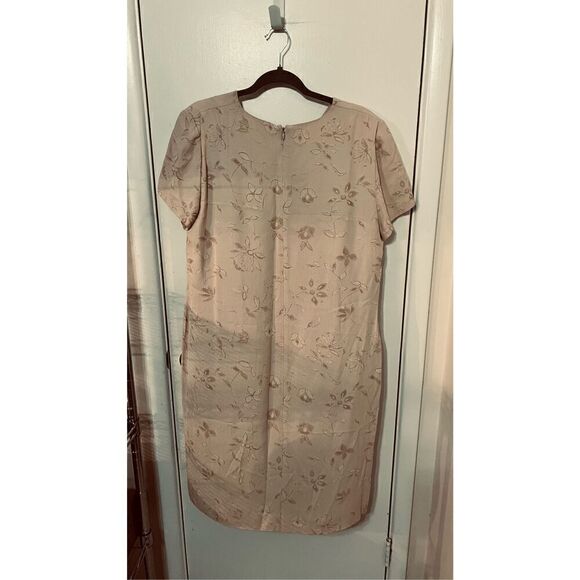 Kina Fernandez Beige FLoral 2 Piece Floral Dress & Blazer Size XL - Picture 9 of 12